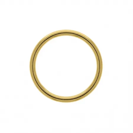 Argola 16mm Dourado Zamac C/ 50 un