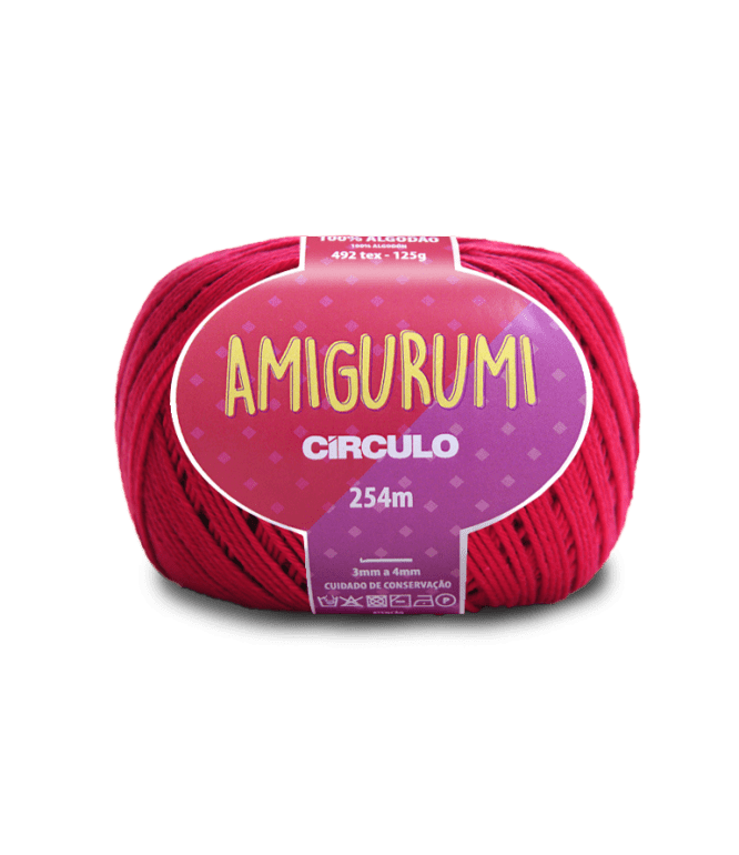 Fio Amigurumi 254m 3611 Rubi Circulo