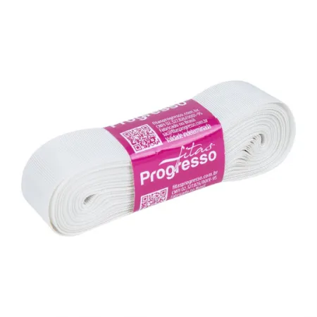 Fita Gorgurão Gp005 22mmx10m 690 Off White Progresso