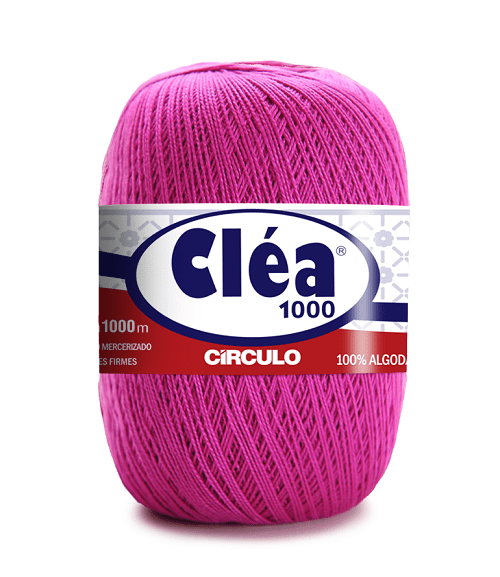 Linha Cléa 1000 Cores Lisas 6116 Rosa Choque Circulo