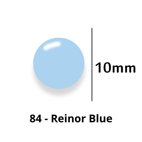 Botão de Pressão de Plástico Colorido 10mm 200 unidades 84 Renoir Blue Ritas