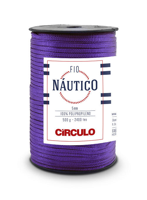 Fio Nautico 5mm 500g 6290 Purpura Circulo