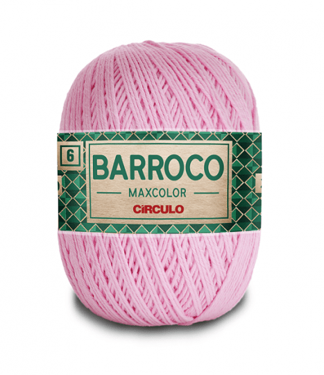 Fio Barroco Maxcolor 6 3526 Rosa Candy Circulo