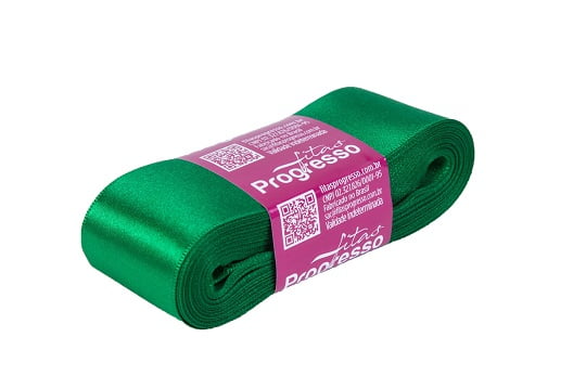 Fita Cetim CF 009 Simples 38mmx10m 217 Verde Bandeira Progresso