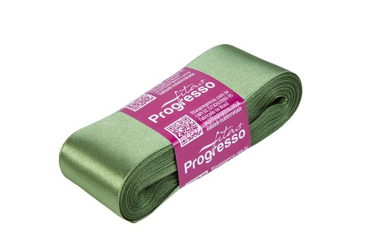 Fita Cetim CF 009 Simples 38mmx10m 249 Verde Militar Progresso