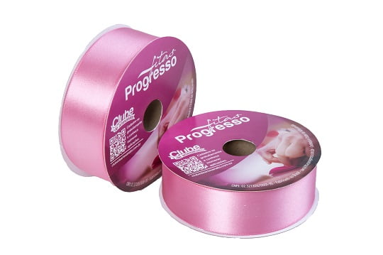 Fita Cetim CF 009 Simples 38mmx50m 240 Rosa Escuro Progresso