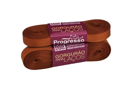 Fita Gorgurão Gl002 10mmx10m 2000 Caramelo Progresso