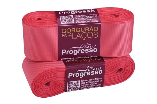 Fita Gorgurão Gl009 38mmX10m 1388 Rosa Carmélia Progresso