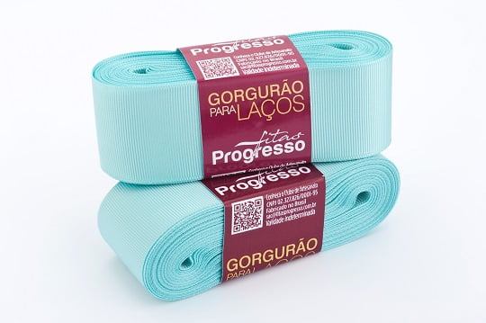Fita Gorgurão Gl009 38mmX10m 247 Azul Tiffany Progresso