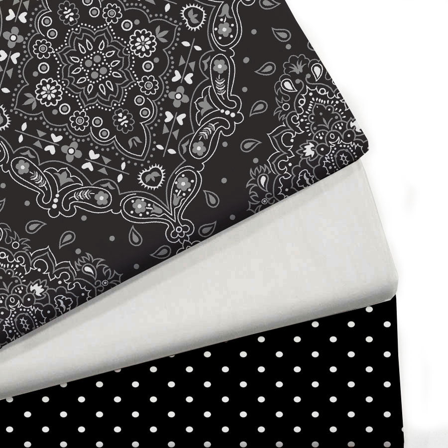 Kit Composse de Tecidos Tricoline Estampado 100% Algodão 04