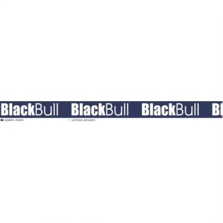 Elástico Black Bull 40 com 20 metros Paris/Branco Zanotti