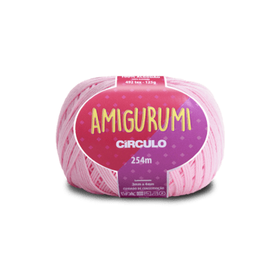 Fio Amigurumi 254m 3077 Rosa Quartzo Circulo