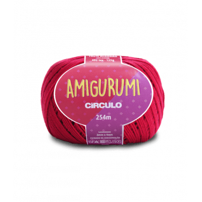 Fio Amigurumi 254m 3611 Rubi Circulo