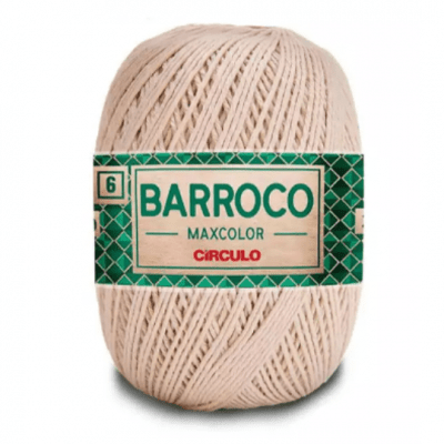 Fio Barroco Maxcolor 4/6 7684 Marrom Café Circulo