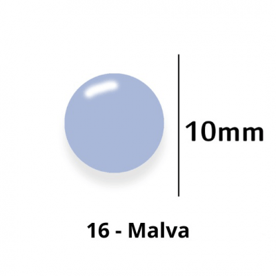 Botão de Pressão de Plástico Colorido 10mm 200 unidades 16 Malva Ritas