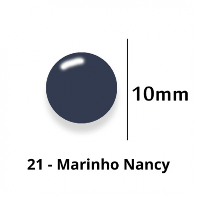 Botão de Pressão de Plástico Colorido 10mm 200 unidades 21 Marinho Nancy Ritas