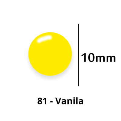 Botão de Pressão de Plástico Colorido 10mm 200 unidades 81 Vanila Ritas