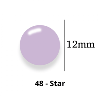 Botão de Pressão de Plástico Colorido 12mm 200 unidades 48 Star Ritas