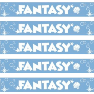 Elástico Fantasy 30 com 20 metros Frozen / Branco Zanotti