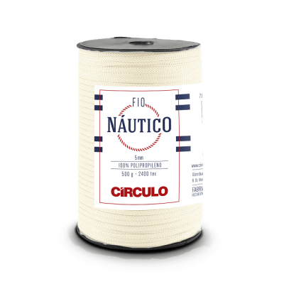 Fio Nautico 5mm 500g 1074 Creme Circulo