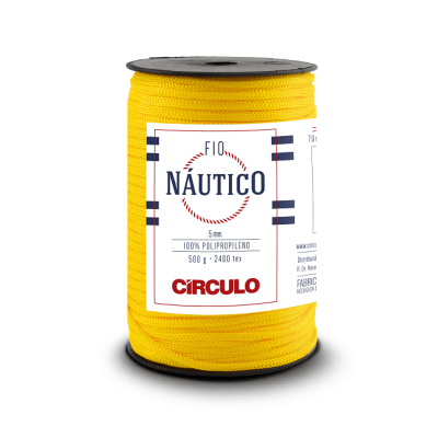 Fio Nautico 5mm 500g 1402 Amarelo Gema Circulo