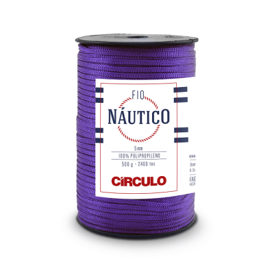 Fio Nautico 5mm 500g 6290 Purpura Circulo