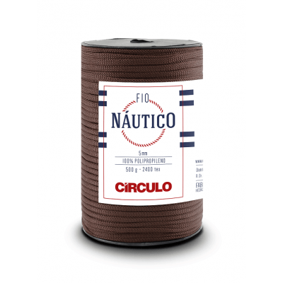 Fio Nautico 5mm 500g 7382 Chocolate Circulo