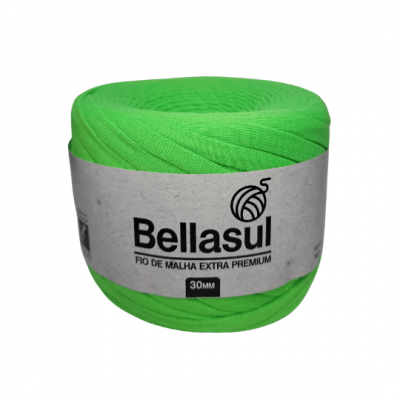 Fio de Malha 30mm Extra Premium Verde Fluor 140m BellaSul