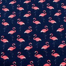 Tecido Tricoline Estampado Flamingo