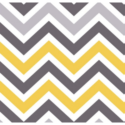 Chevron Carol cor 03 (Amarelo com Cinza)