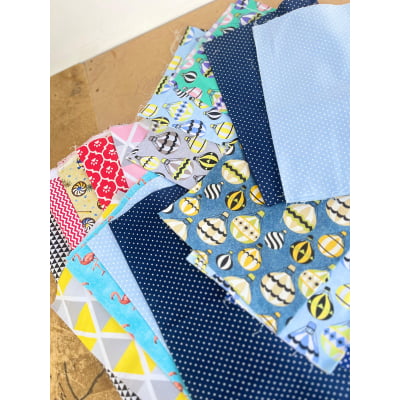 Retalhos De Helanca Diversos 100% Poliéster - Contém 1 Kg