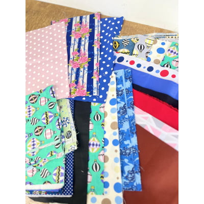 Retalhos De Helanca Diversos 100% Poliéster - Contém 1 Kg