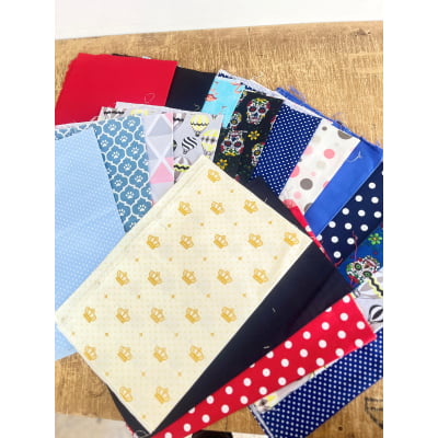 Retalhos De Helanca Diversos 100% Poliéster - Contém 1 Kg