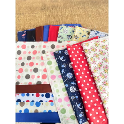 Retalhos De Helanca Diversos 100% Poliéster - Contém 1 Kg