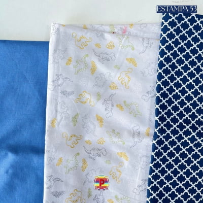 Tecido Tricoline Sortido Estampado e lisos
