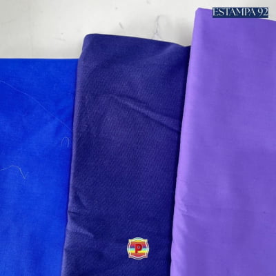 Tecido Tricoline Sortido Estampado e lisos