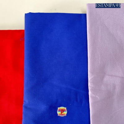 Tecido Tricoline Sortido Estampado e lisos