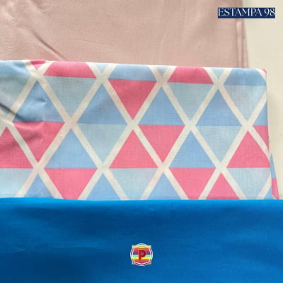 Tecido Tricoline Sortido Estampado e lisos