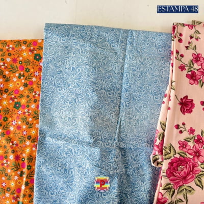 Tecido Tricoline Sortido Estampado e lisos