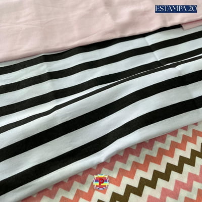 Tecido Tricoline Sortido Estampado e lisos