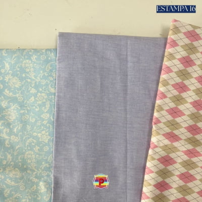 Tecido Tricoline Sortido Estampado e lisos