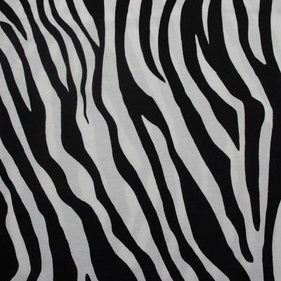 Tecido Tricoline Estampada Zebra