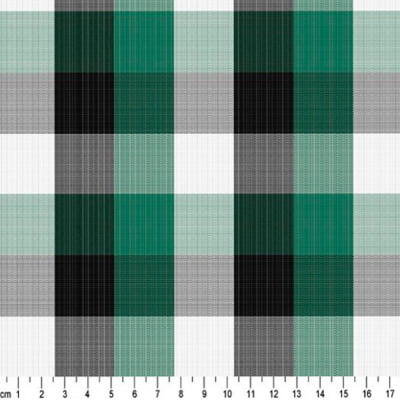 Tecido em Xadrez - Verde Escuro, Preto, Bege e Bordeaux :: Companhia das  Agulhas