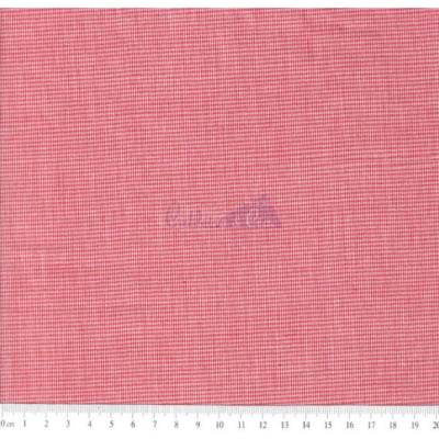 Tecido Tricoline Fio Tinto Micro Xadrez 0XM Cor (Vermelho)