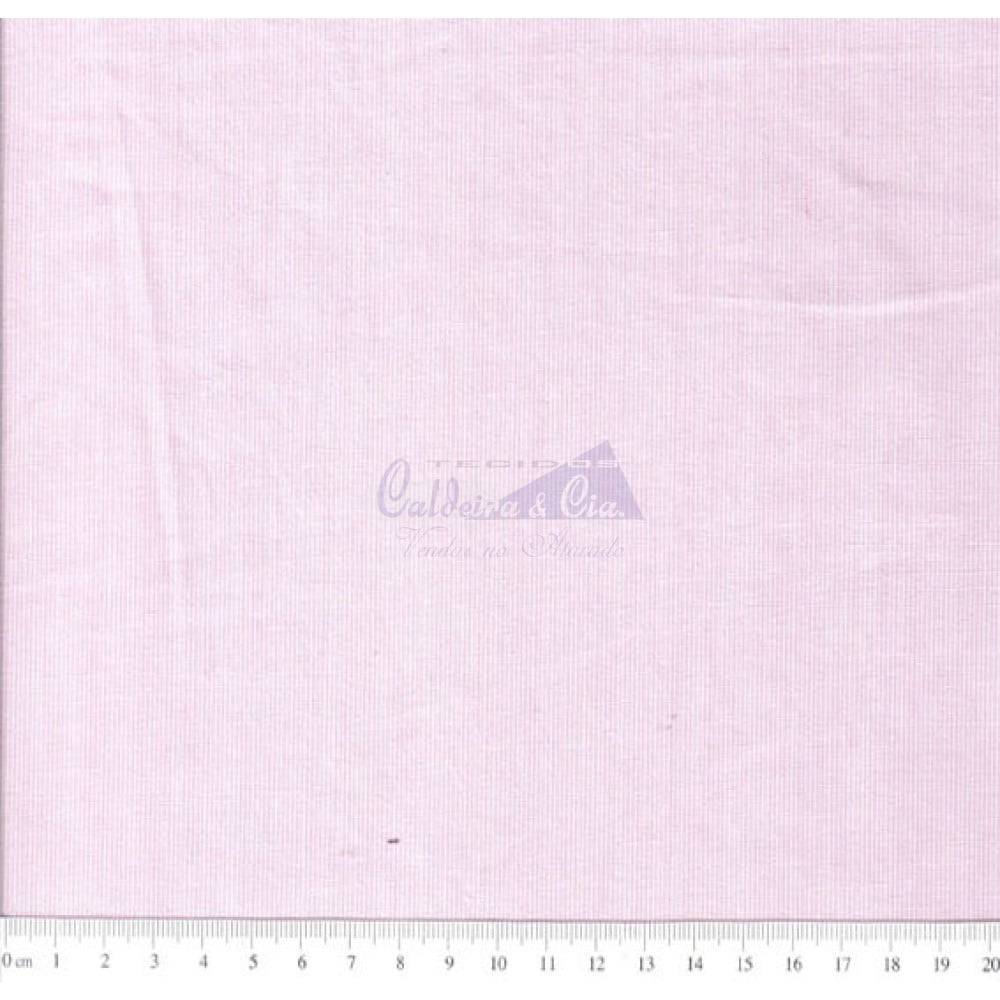 Tecido Tricoline Fio Tinto Micro Listra L.220 Cor 1102 Rosa