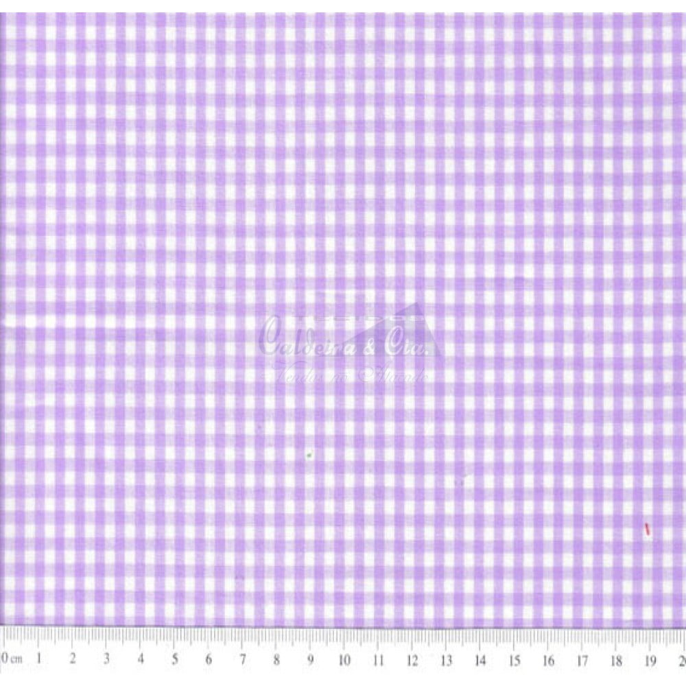 Tecido Tricoline Fio Tinto Xadrez 8XM Cor - 1063-17 (Lilás)