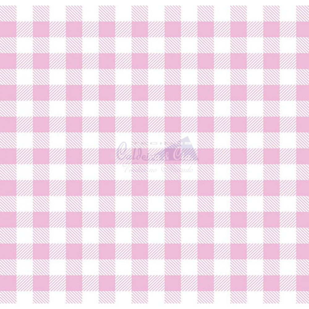 Tecido Tricoline Estampado Xadrez Branco e Rosa Pink - 50cm x 1, fundo  xadrez rosa e branco png 